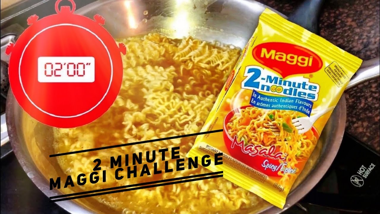 2 Minute Maggi Challenge | मैगी 2 मिनट में तैयार? । Maggi Recipe