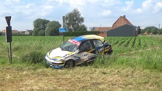 ORC Canal Rally 2024 - SS4: Wielsbeke 2 - all cars (raw footage) - treacherous cut!