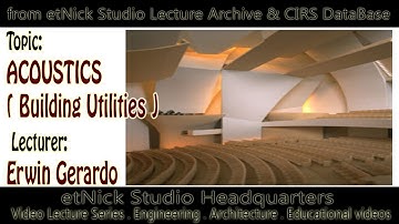 Building Utilities/ Acoustics