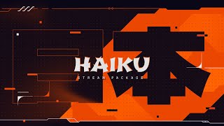 Haiku, Japanese Twitch Overlay : Tech Stream Package