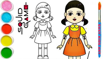 🕹️ Tekentutorial voor een inktvispop | Eenvoudige kunst voor kinderen en fans!