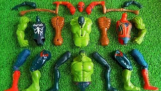 Merakit Unboxing Mainan Miles morales Vs Siren Head Vs Spider-Man Hulk Smash Action Figures Toys