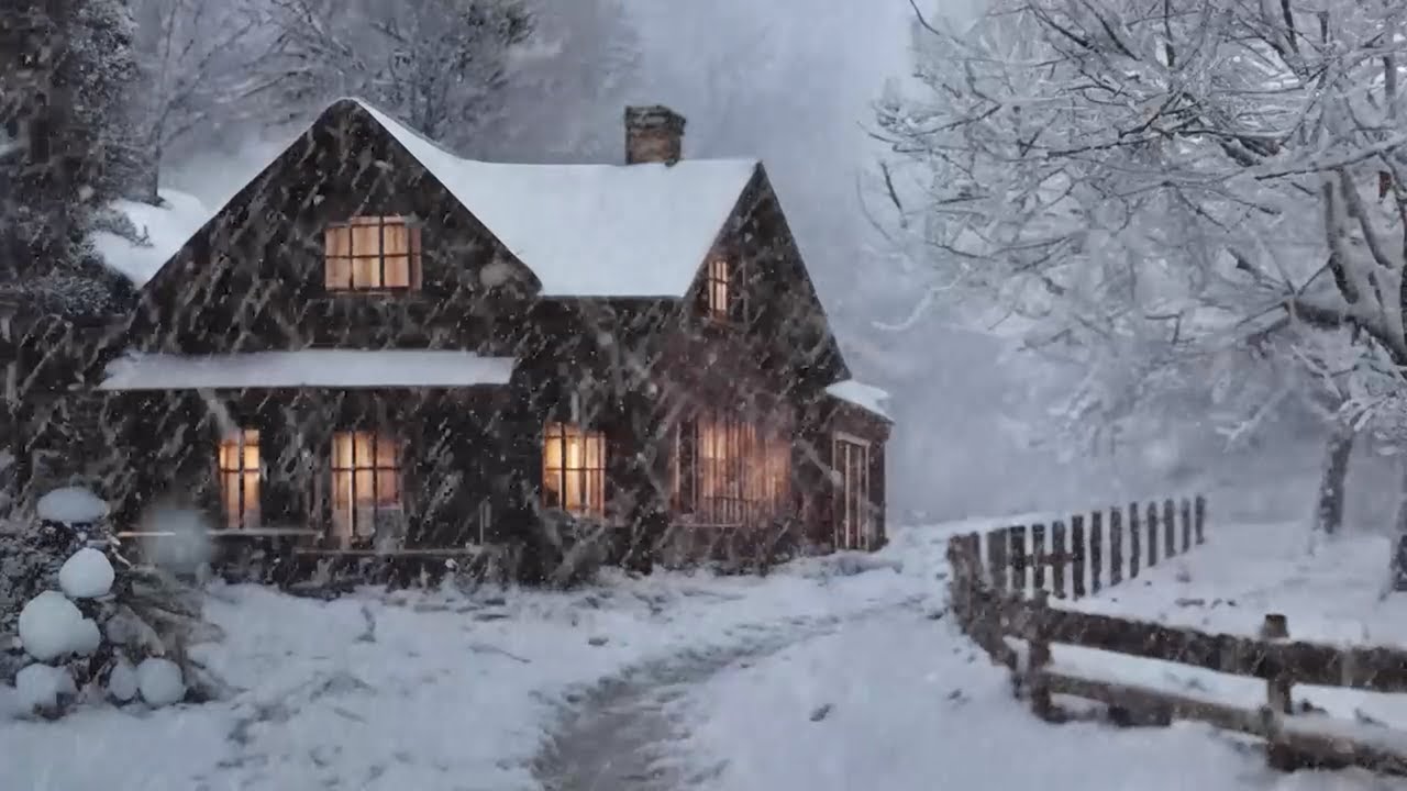 Wind Sounds for Sleeping | SnowStorm Ambiance | Howling Wind & Blowing ...