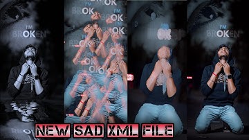 Aaina Mon Bhanga | Bengali Sad Song Xml File Video By Official Sb Editor 🔖