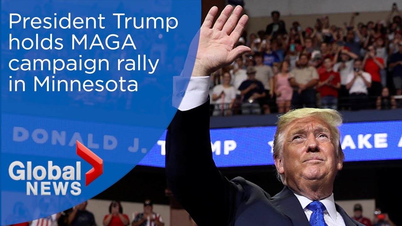 Trump holds MAGA campaign rally in Minnesota - YouTube