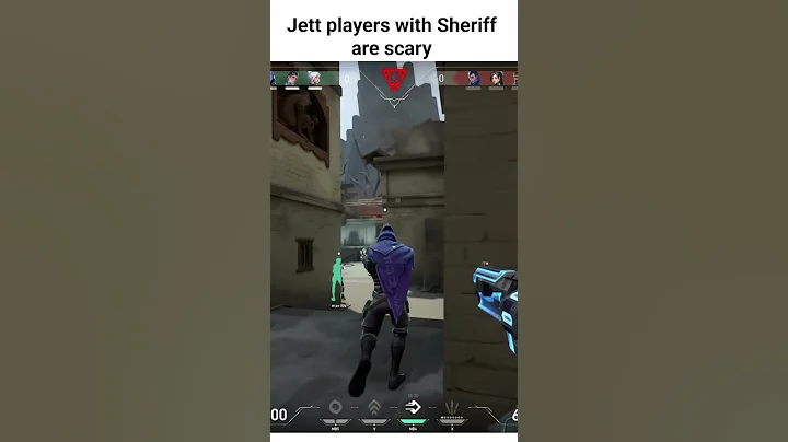 jett palyers with sheriff #valorant #valorantclutchmoments #valorantclips #valoranttips #gaming