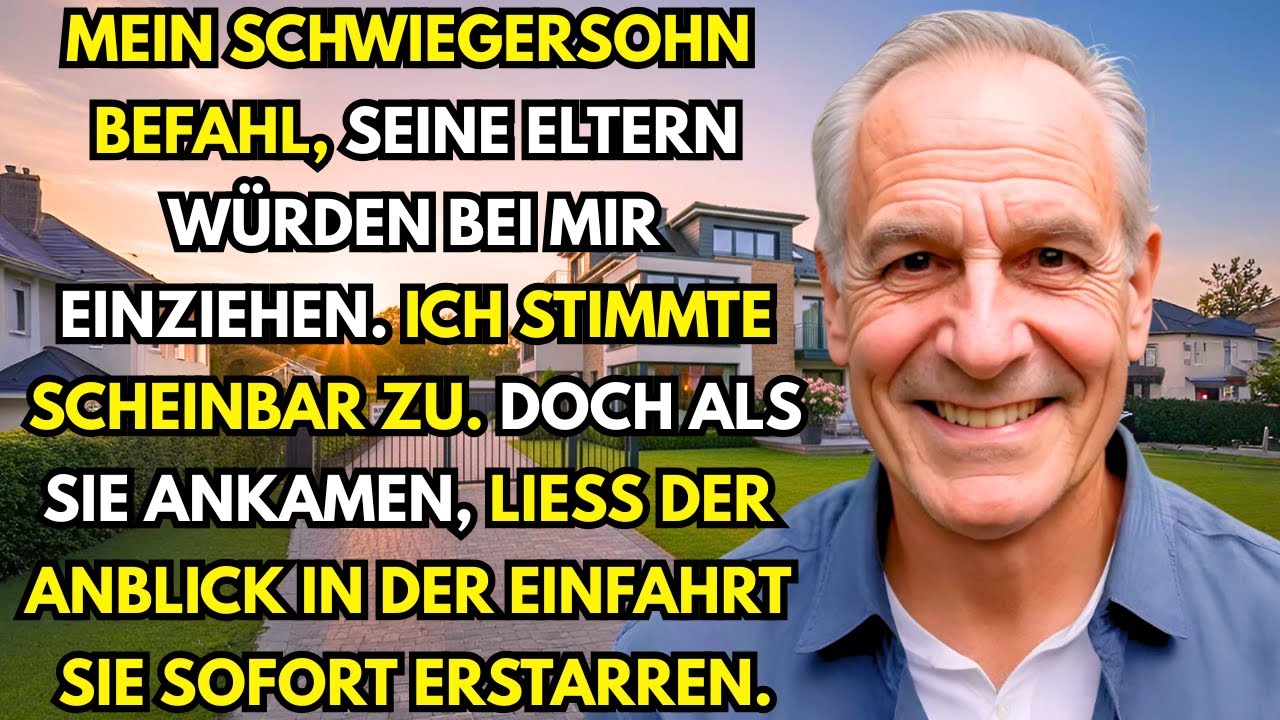 Mein Schwiegersohn brüllte: „Meine Eltern ziehen bei dir ein, und das ist endgültig.“ Er stand in meinem Wohnzimmer, das ich mir nach 35 Jahren Arbeit gekauft hatte, und behandelte es wie sein...