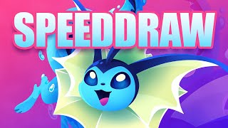 Let's Draw - Vaporeon (Pokémon)