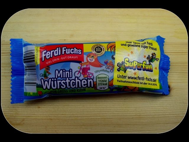 - Sausages Fuchs Mini YouTube / Ferdi Würstchen