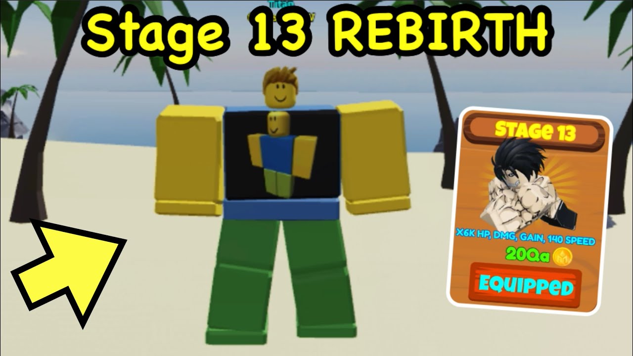 I Unlocked REBIRTH 13 in Roblox BIGGEST TITAN SIMULATOR