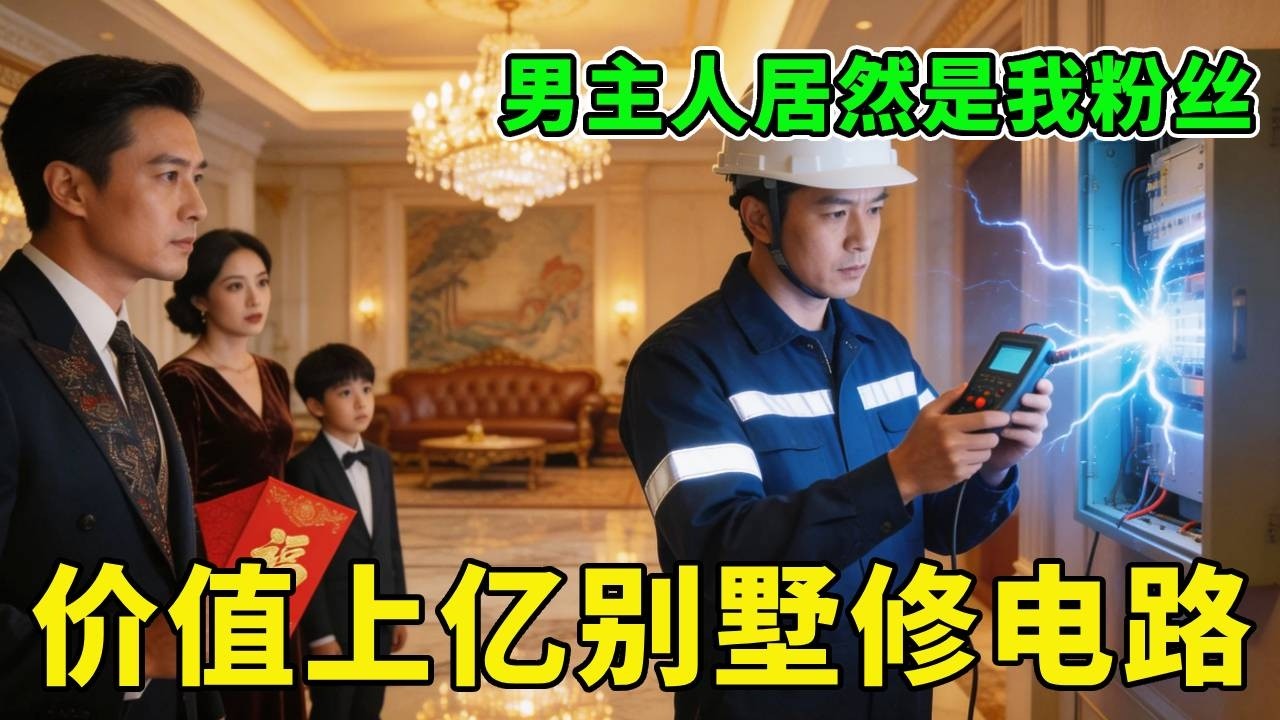 价值上亿的别墅电路出问题，男主人说修好给个大红包，终于赶上一个轻松愉快的活【城阳电工电路】