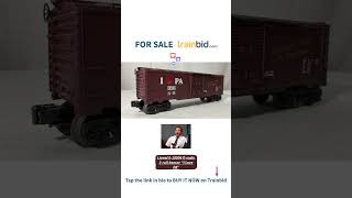 Available on Trainbid.com - Lionel 6-19906 O scale 3-rail boxcar “I Love PA”