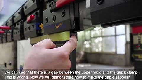 Estun E21 press brake system basic operation part TWO