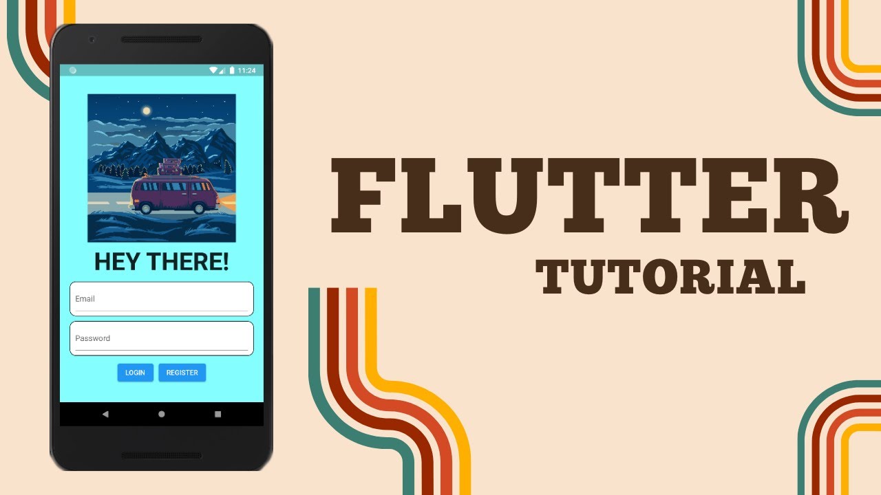 Simple Login - Register UI - Flutter Tutorial - YouTube