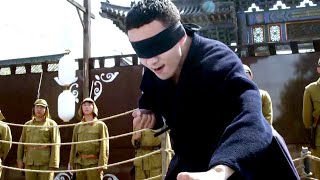 The Japanese army blindfolded and challenged Chinese Kung Fu, and the master was furious