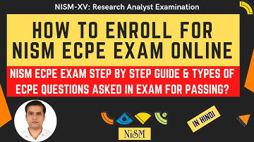 How to start NISM eCPE course online | NISM eCPE step by step process online