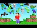 Minecraft BUT It's RAINING MOBS! (help)