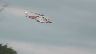 HMCG AgustaWestland AW189 G-MCGX SRG897A flying past 2/2 07Jul26 21:52