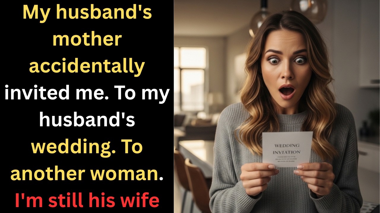 My mother-in-law accidentally sent me the wedding invitation — for my husband's second wedding