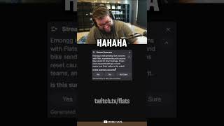 Flats reacts to twitch AI summary...