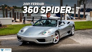 Garage kept 2001 ferrari 360 spider f1 edition | a closer look