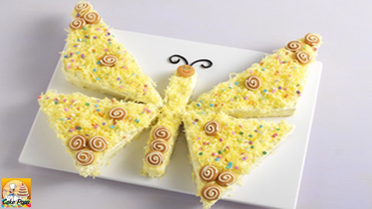 Butterfly cake recipe YouTube