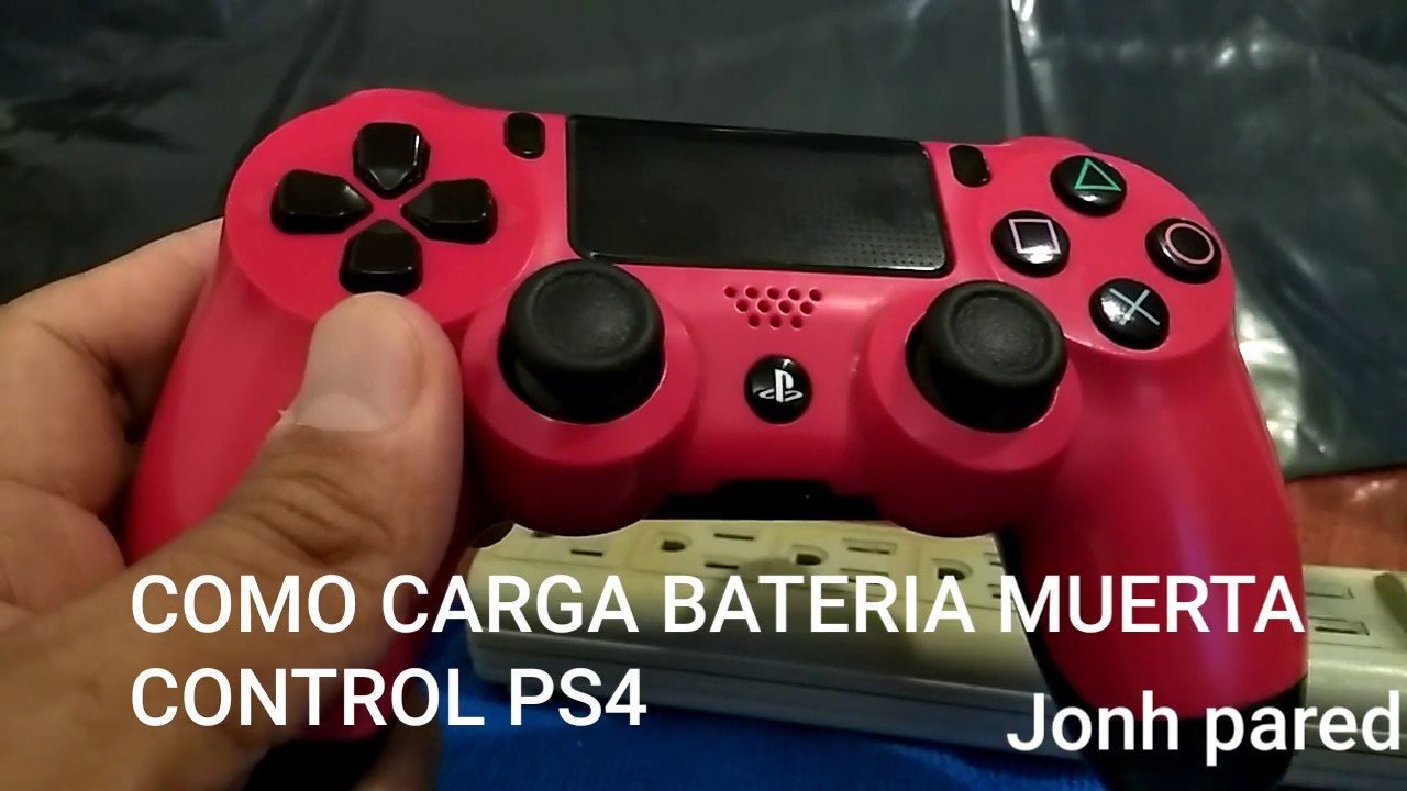 COMO CARGAR BATERIA MUERTA EN CONTROL PS4 