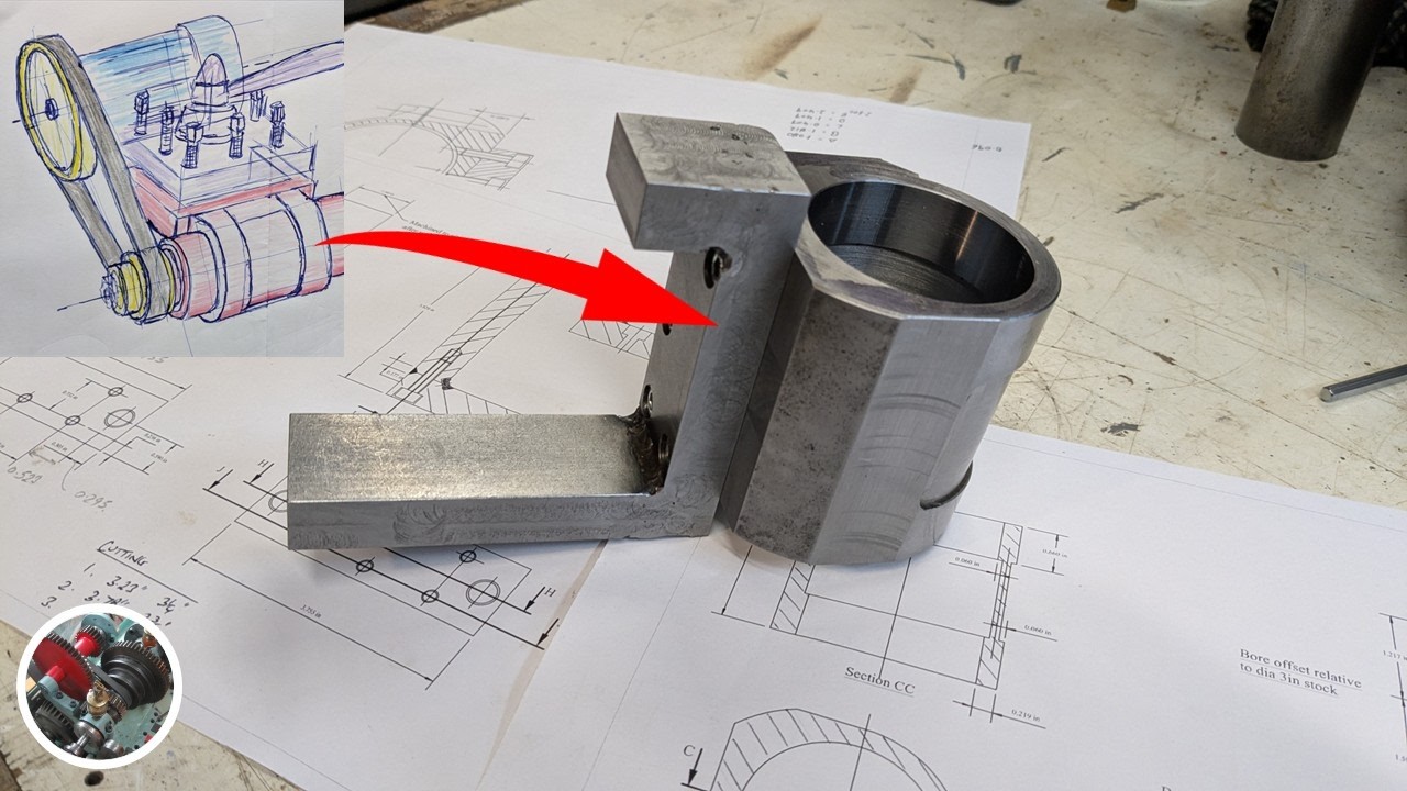 Самодельный шлифовальный станок для инструментальных столбов - часть 2 (завершение сборки зажима)