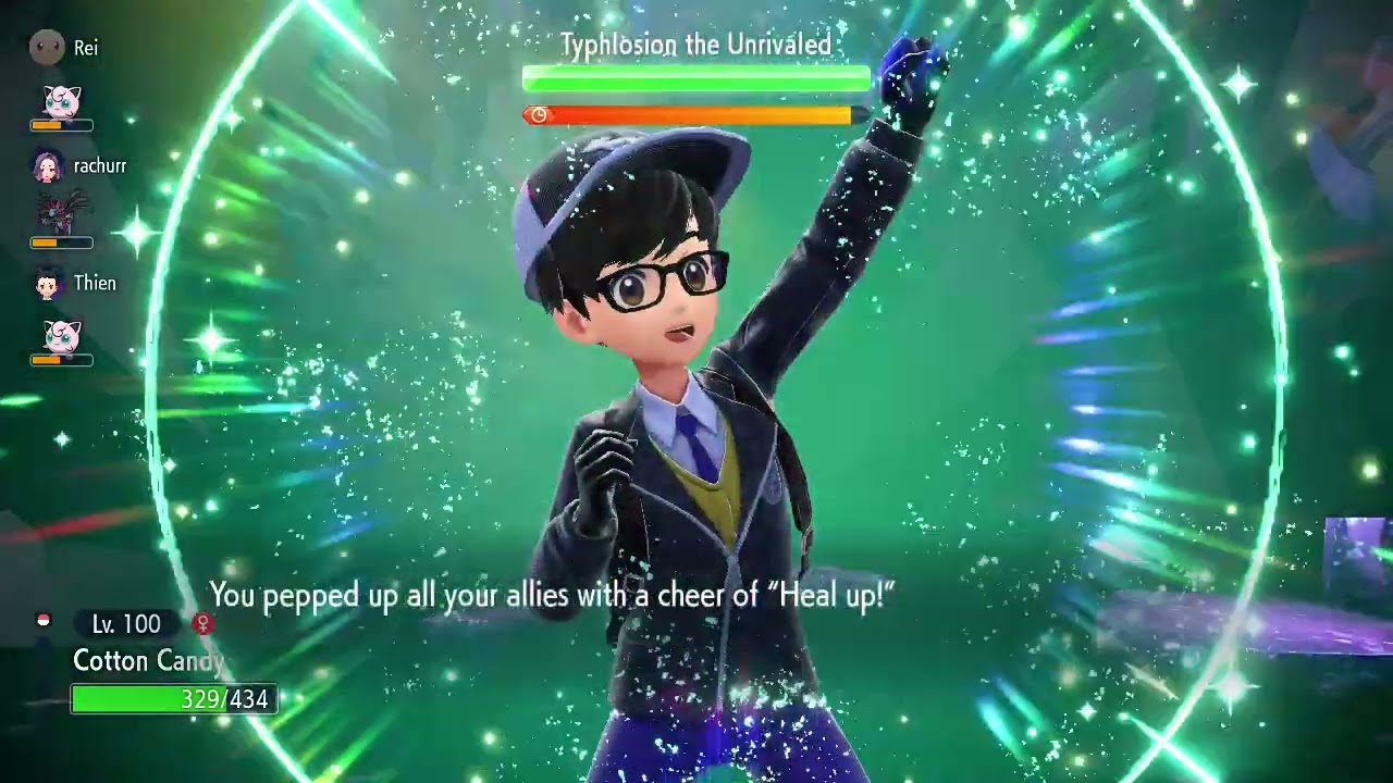 Pokémon Scarlet & Violet - Typhlosion 7* raid: Hydriggly, Jigglypuff POV