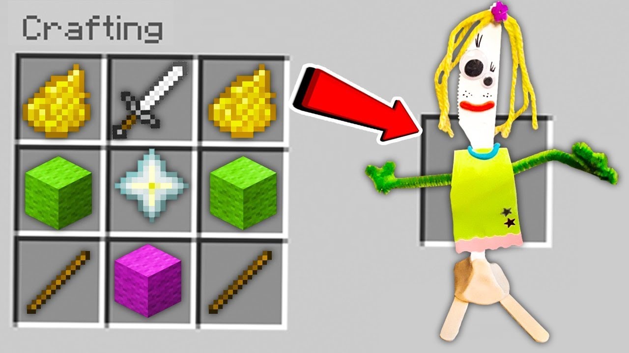 ¡ CÓMO HACER A KNIFEY EN MINECRAFT ! (LA NOVIA DE FORKY DE TOY STORY 4 ...