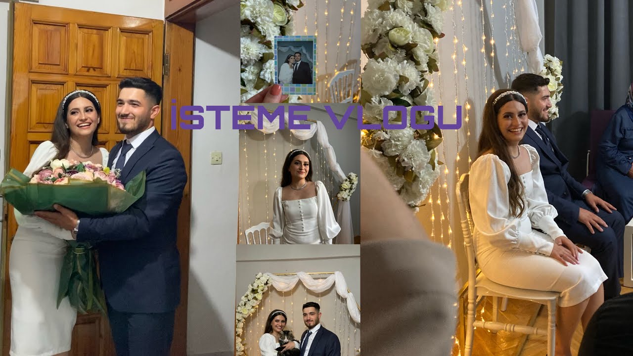 İSTEME VLOGU 🤍| İSTEME MAKYAJIMI NASIL YAPTIM | Tüüm detaylarıyla İsteme Anı 💖