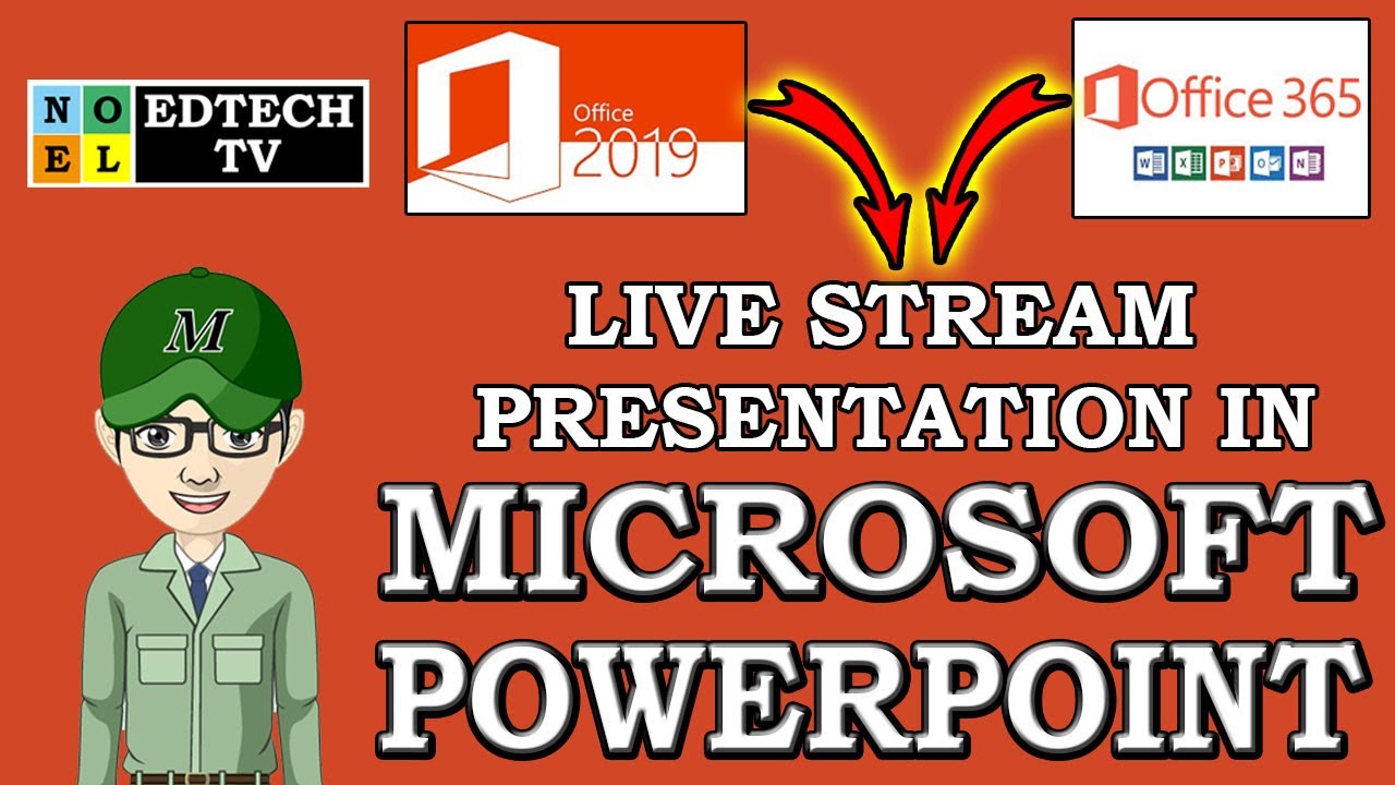 how to live stream powerpoint presentation on youtube