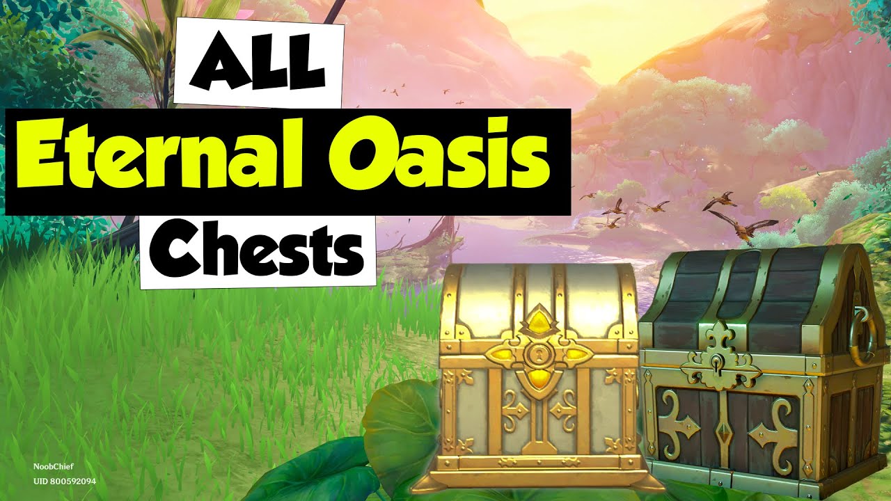 All Chests in Eternal Oasis Memories of the eternal oasis Genshin