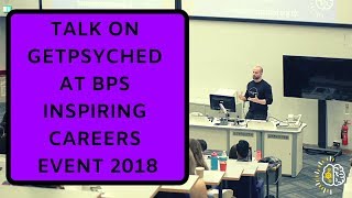 My Talk At The BPS Inspiring Careers Event In NewCastle 2018  Getting Ahead In Psychology