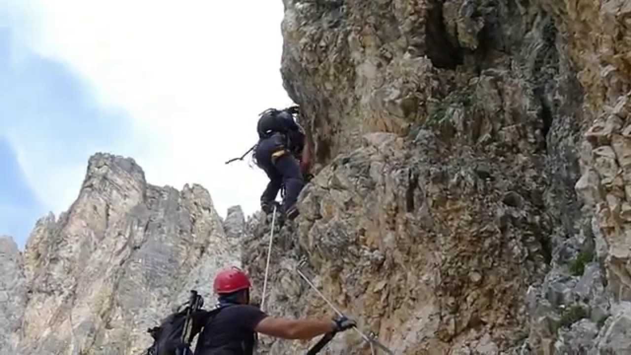 Ferrata Degli Alpini al Col dei Bos YouTube