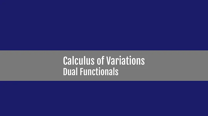 Dual Functionals