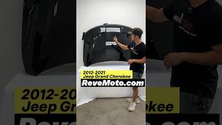 Easiest way 💯 Replace a 2012-2021 Jeep Grand Cherokee SRT / Trackhawk Hood. .  ReveMoto.com