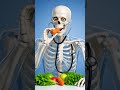 What would happen if you eat only vegetables for a year #vegetables #skeleton #health #funfacts