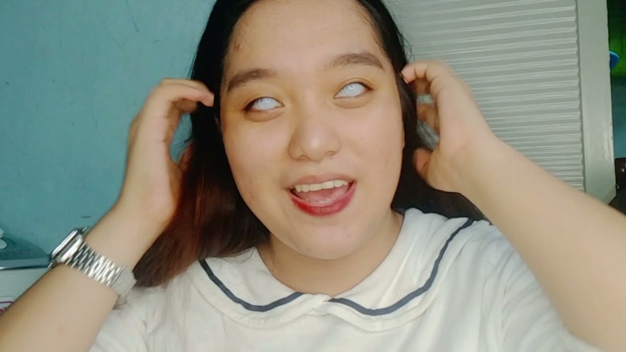 HALLOWEEN CONTACT LENSES TRY ON + PURE GRAY! SHOPEE YouTube