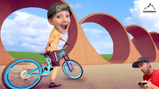FATHER SON BIKING VIDEO GAME / The Death Loop!