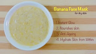If you like my video then please leave me a comment and give thumbs
up. thank :) banana face mask for dry skin #diy ingredients : ripe
soft ...