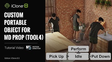 Custom Portable Objects for MD Prop | iClone 8 Tutorial