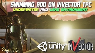 Swimming Add On Invector TPC | Mountain Lake and Underwater Environment made with Unity3D