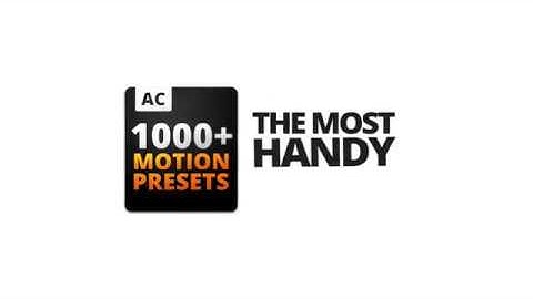 The Most Handy Motion Presets for Animation Composer