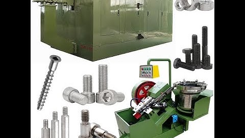 4 die 4 blow Bolt heading machine video/ Multi-station cold heading machine