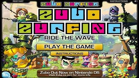 ZUBO ZURFING FLASH ONLINE GAME ARCHIVE BROWSER swf JAVA HTML HTML5 UNITY ETC