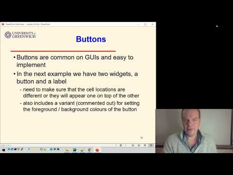 Python 10-3: GUIs - Buttons