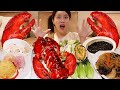 산후조리원 랍스터!? 🦞 랍스터 치즈 버터구이 미역국 먹방 Lobster Butter Cheese korean noodles Seafood Mukbang ASMR Ssoyoung