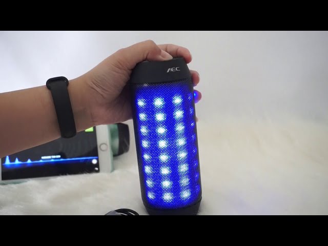 Loa Bluetooth AEC BQ165 đèn Led RGB cực bắt mắt