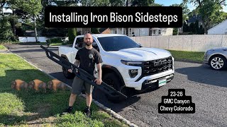 Installing Iron Bison side steps on my 2026 GMC Canyon